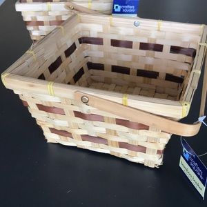 NWT Bamboo Baskets (Qty 4)